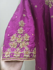 Purple Sharara Suit | Women Locally Made Formals | Medium | Preloved