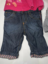 2 Beautiful Pairs | Kids | Girls Tops & Shirts | Size : 7 to 18 Months | Worn Once