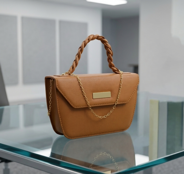 Frosted Glam Handbag-(00102-00103) | Women Bags | Size: 9x2.5 | Brand New