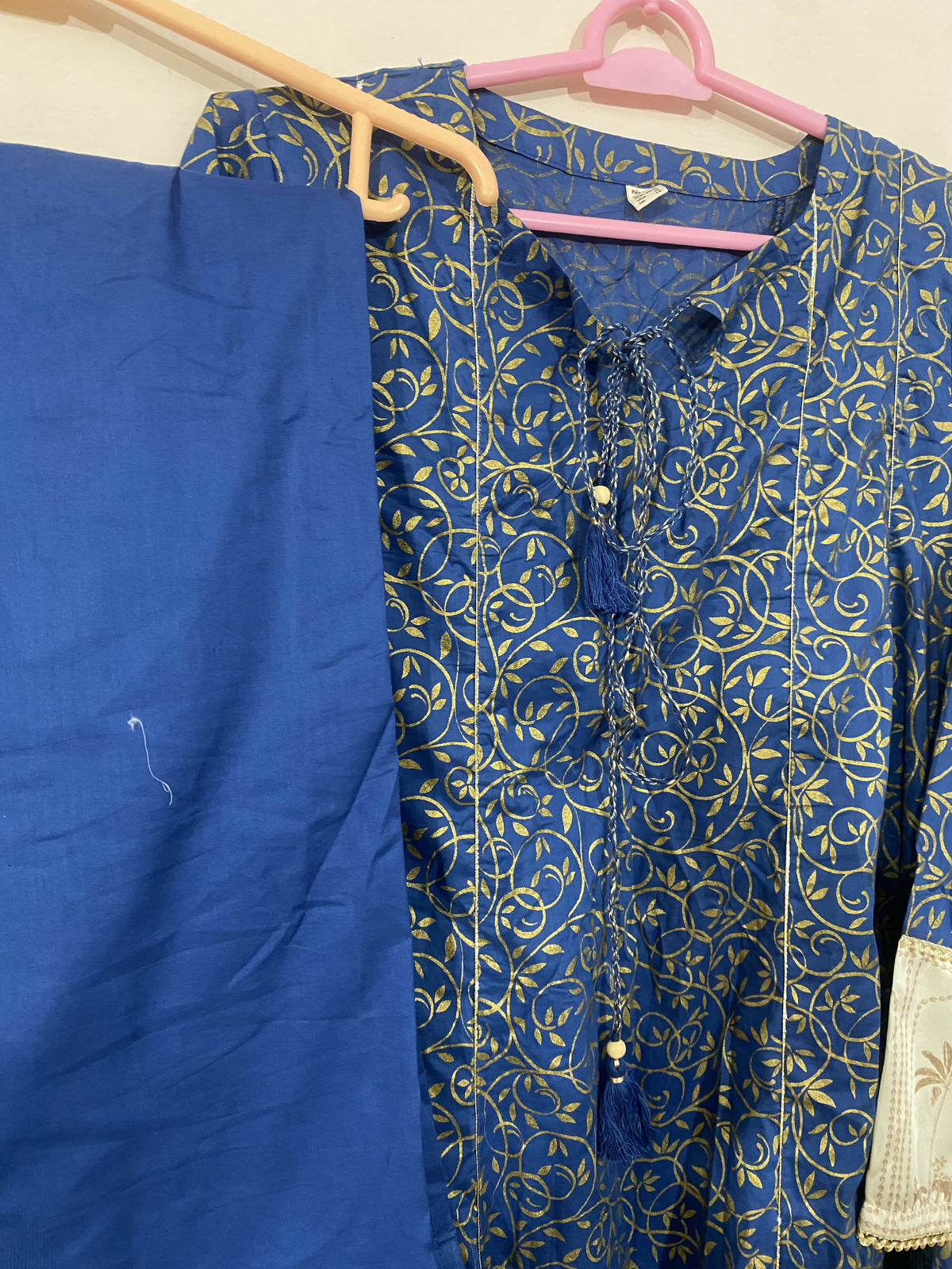 Nishat | Women Branded Kurta | Blue | Large | Preloved