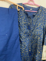 Nishat | Women Branded Kurta | Blue | Large | Preloved