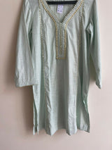Sky Blue Kurta | Women Locally Made Kurta | Small | Worn Once