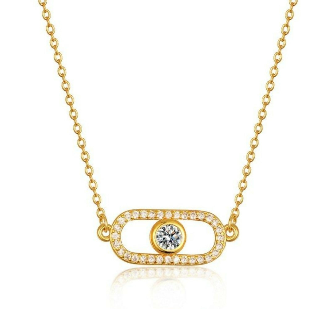 Eye Shape Necklace-299 | Women Jewelry | Necklaces & Pendants | Brand New