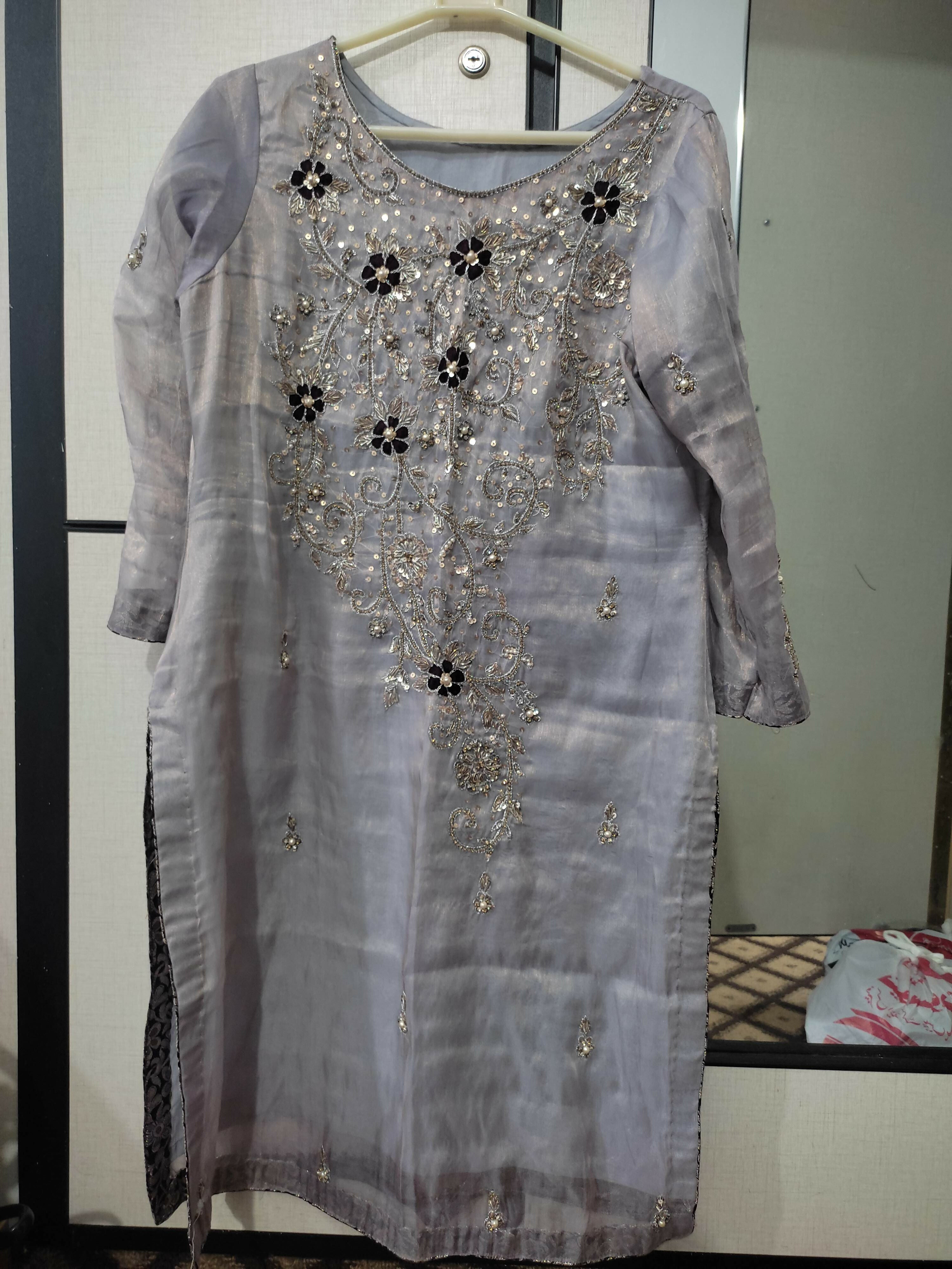 Adda Work Embroided Suit | Women Locally Made Formals | Medium | Worn Once