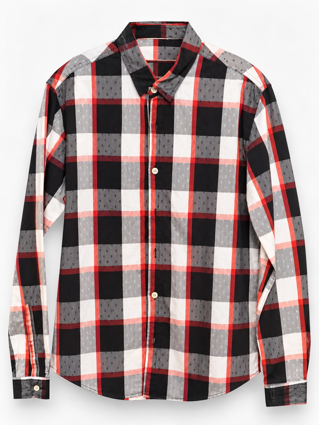 Fifth Avenue | Men Shirts & Tops | Red & Black | Medium | Preloved