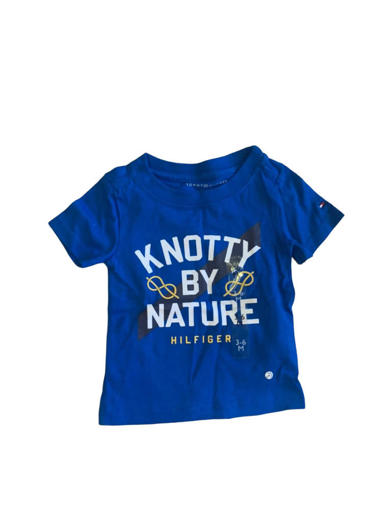 Tommy Hilfiger | Knotty By Nature Blue Shirt | Baby Tops & Shirts | Brand New