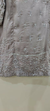 Ethnc | Women Branded Kurta | Grey | Small | Preloved