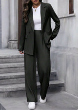 Negative Apparel |Black Pant Coat | Women Western | Medium | Preloved