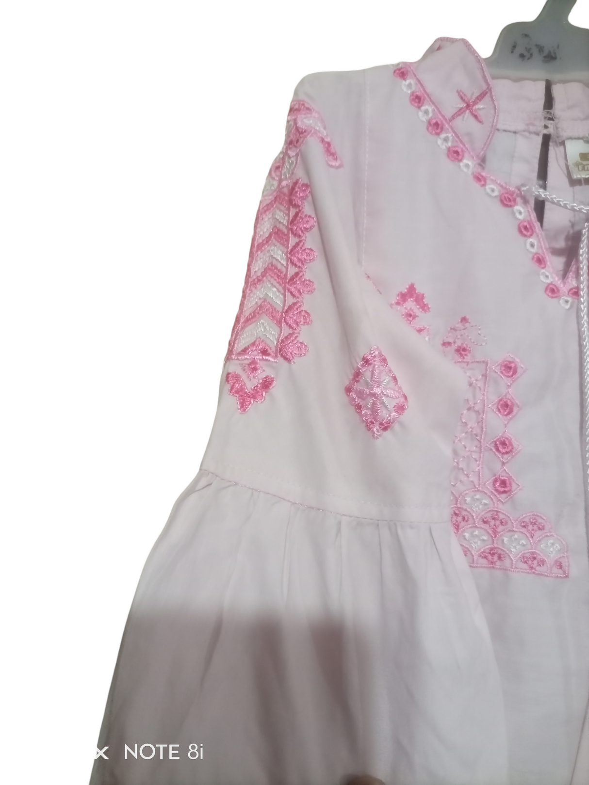 Embroidered Pink Frock | Girls Shalwar Kameez | Size 6-9 Yrs | Preloved