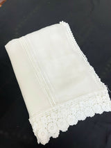 Dyeable Chiffon Lace Dupatta | Women Accessories | Duppata | Large | Brand New