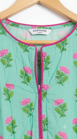 Sapphire | Women Branded Kurta | Small | Green | Worn Once