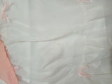 Bow Skirt & Top | Women Tops & Shirts | Baby Pink & White | Samll | Preloved
