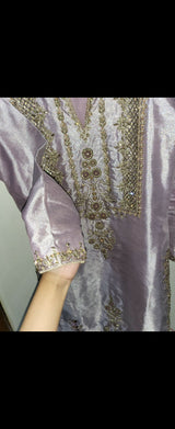 Silk 3Pcs Suit | Women Locally Made Formals | Medium | Preloved