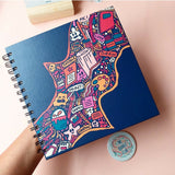 Art Blast - Dark Blue/Grey Sketchbook | For Your Home | Books | Brand New