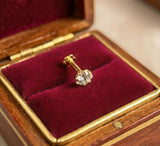 Round Stone Nose Pin-00069 | Women Jewelry | Nose pin | Brand New