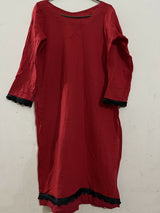 Red Kurta | Women Locally Made Kurta | Small | Preloved