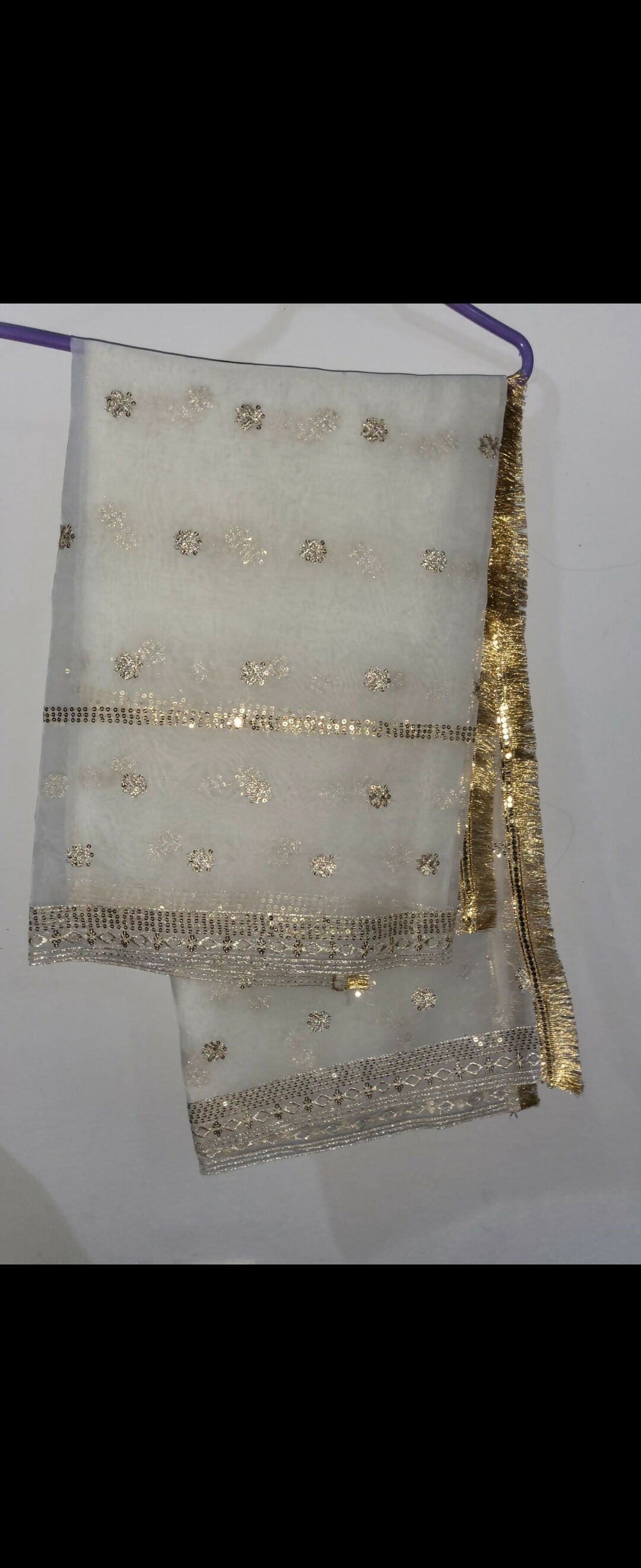 Crushed Sharara Set | Women Locally Made Formals | Medium | New