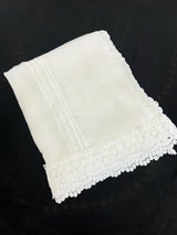 Dyeable Chiffon Lace Dupatta | Women Accessories | Duppata | Large | Brand New
