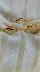 3 PCs Set Rhinestone Decor Ring | Women Jewellery | New