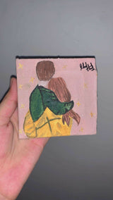 Couple painting | For Your Home | Art and Paintings | Acrylic Painting | Size: 4x4 | New