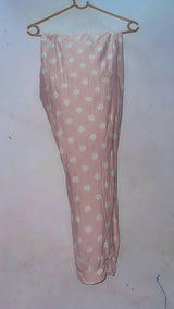 Pink Polka Dots Trouser | Women Bottom & Pants | Large | Preloved
