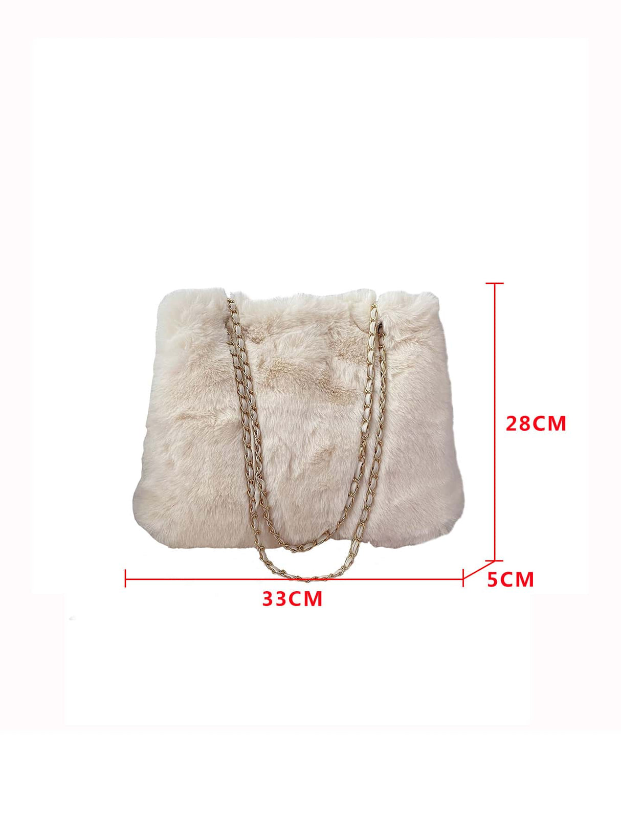 Buy SHEIN Lightweight Business Casual Fuzzy Shoulder Tote Bag in Pakistan