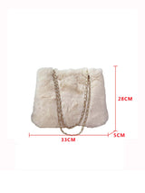 Buy SHEIN Lightweight Business Casual Fuzzy Shoulder Tote Bag in Pakistan