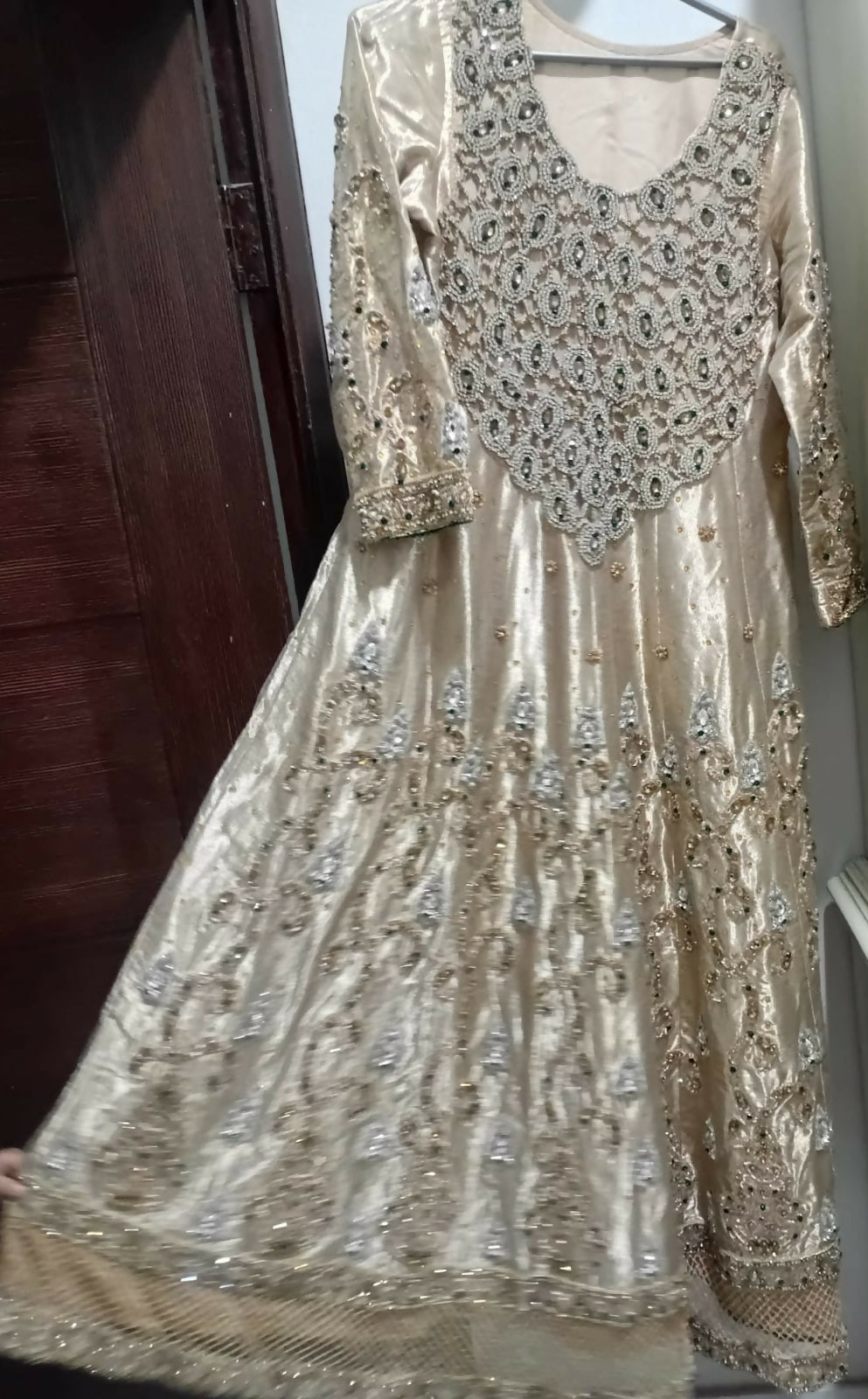 Golden Skin Wailma Maxi | Women Bridals | Large | Preloved