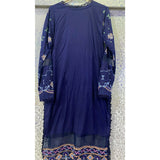 Fully Embroidered 3PC Dress | Women Locally Made Kurta | Blue Kurta | Medium | Worn Once