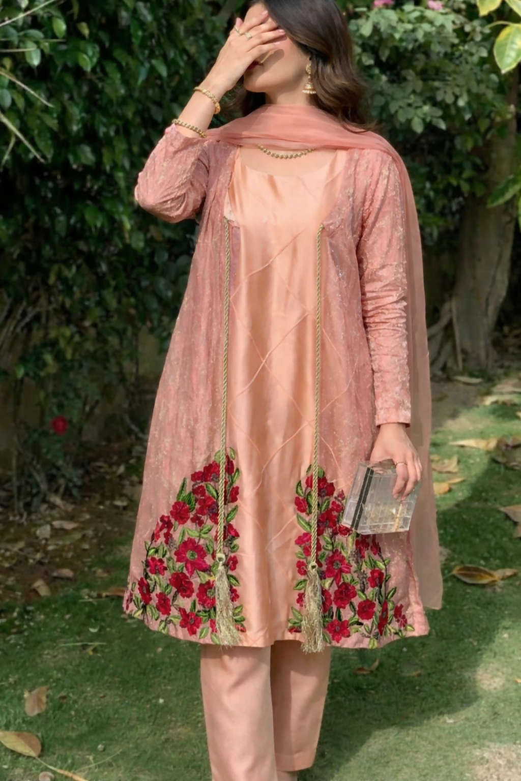 3PC Fancy Dress | Women Locally Made Formals | Large | Preloved