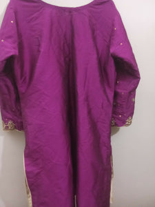 Purple Sharara Suit | Women Locally Made Formals | Medium | Preloved