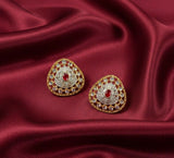 Oval Round Stone Tops-00301 | Women Jewelry | Earrings | Brand New