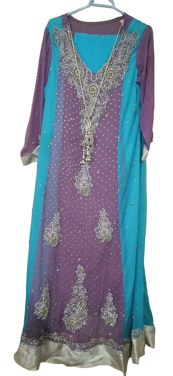 Chiffon suit | Women Locally Made Formals | Large | Preloved