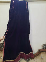 Velvet Long Kaftan | Women Locally Made Formals | Large | Worn Once
