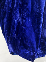 Blue Velvet Suit | Women Locally Made Formals | Medium | Preloved
