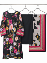 J.Junaid Jamshed | Women Branded Kurta | Black | Medium | New
