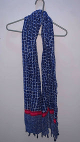 Printed Blue Staller/ Scarf | Women Accessories | Standard | Preloved