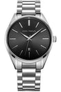 Buy Mini Focus Silver Stainless Steel Black 44 mm Dial Quartz Gents Watch- MF0050G-03 in Pakistan