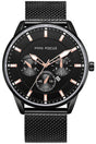 Buy Mini Focus Black Mesh Black 45 mm Dial Quartz Gents Watch- MF0178G-2 in Pakistan