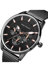 Buy Mini Focus Black Mesh Black 45 mm Dial Quartz Gents Watch- MF0178G-2 in Pakistan
