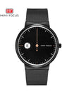 Buy Mini Focus Black Stainless Steel Mesh Black Dial Quartz Watch for Gents- MF0182G-02 in Pakistan