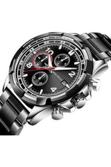 Buy Mini Focus Black Stainless Steel Black 45 mm Dial Quartz Gents Watch- MF0198G-4 in Pakistan