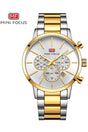 Buy Mini Focus Two-Tone Stainless Steel Silver Dial Quartz Watch for Gents- MF0294G-02 in Pakistan