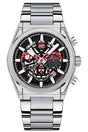 Buy Mini Focus Silver Stainless Steel Black 41.9 mm Dial Quartz Gents Watch- MF0339G-01 in Pakistan