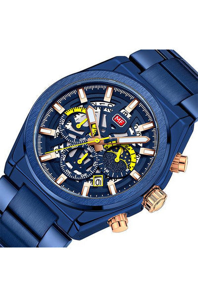 Buy Mini Focus Blue Stainless Steel Blue 41.9 mm Dial Quartz Gents Watch- MF0339G-04 in Pakistan