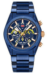 Buy Mini Focus Blue Stainless Steel Blue 41.9 mm Dial Quartz Gents Watch- MF0339G-04 in Pakistan