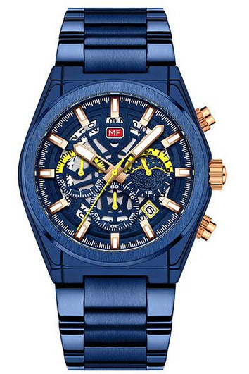 Buy Mini Focus Blue Stainless Steel Blue 41.9 mm Dial Quartz Gents Watch- MF0339G-04 in Pakistan