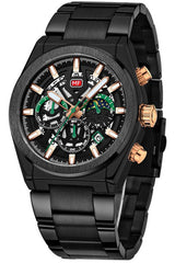 Buy Mini Focus Black Stainless Steel Black Dial Quartz Gents Watch- MF0339G-05 in Pakistan