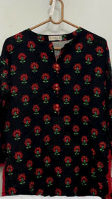 Sohaye By Diners | Women Branded Kurta | XSmall | Black | Preloved