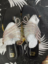 ECS | Women Shoes | Sandals & Flats | Size: 41 | Golden | Brand New